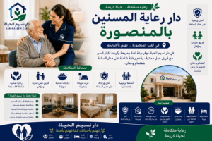 دار رعاية المسنين بالمنصورة