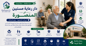 دار رعاية مسنين فى المنصورة