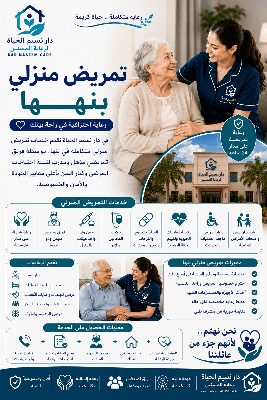 تمريض منزلي بنها