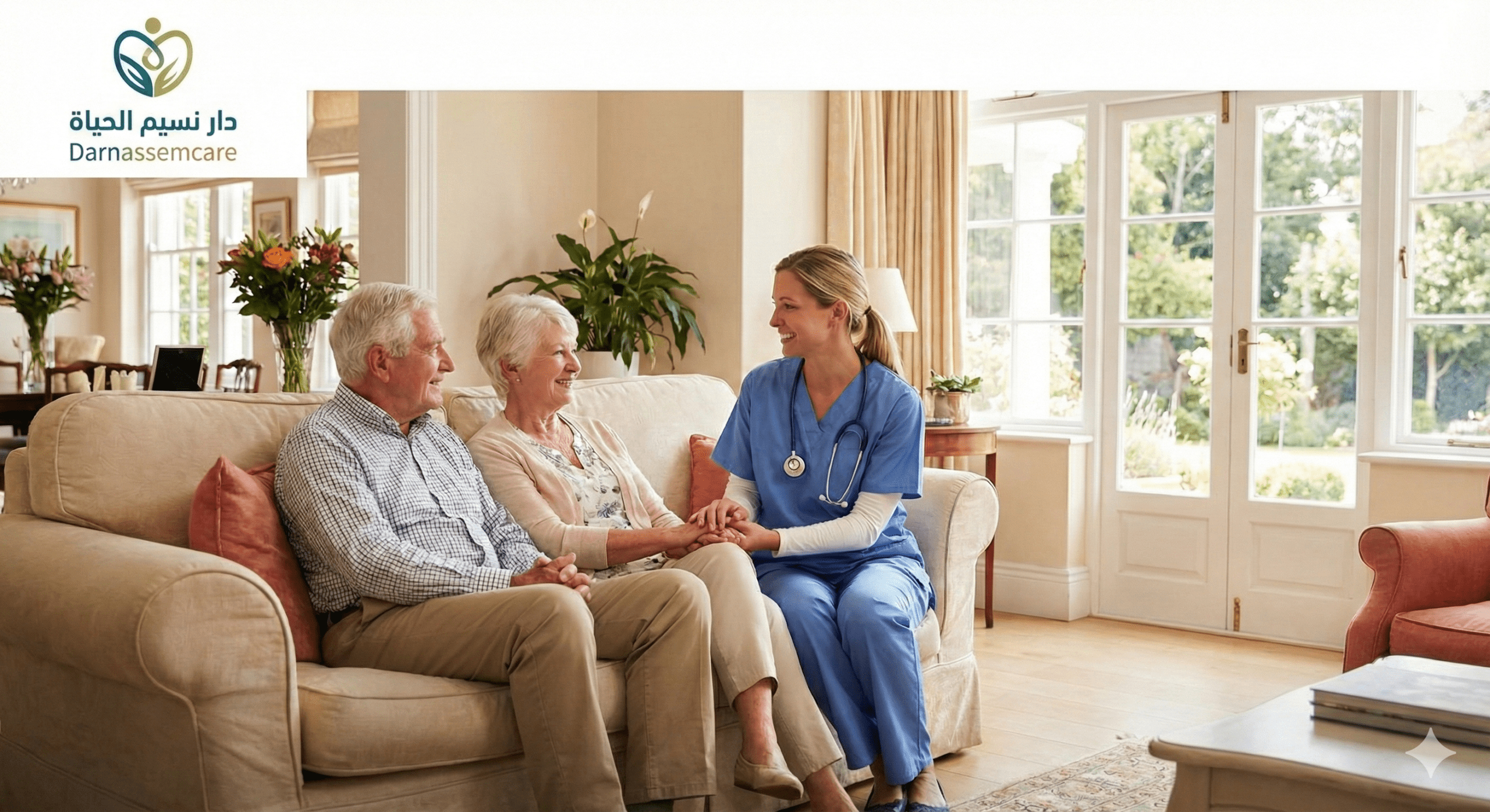 دار مسنين نسيم الحياة المنصورة خدمات عالية الجودة