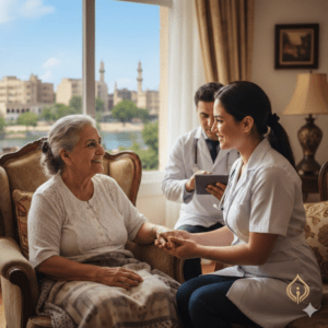 رعاية كبار السن بالمنصورة