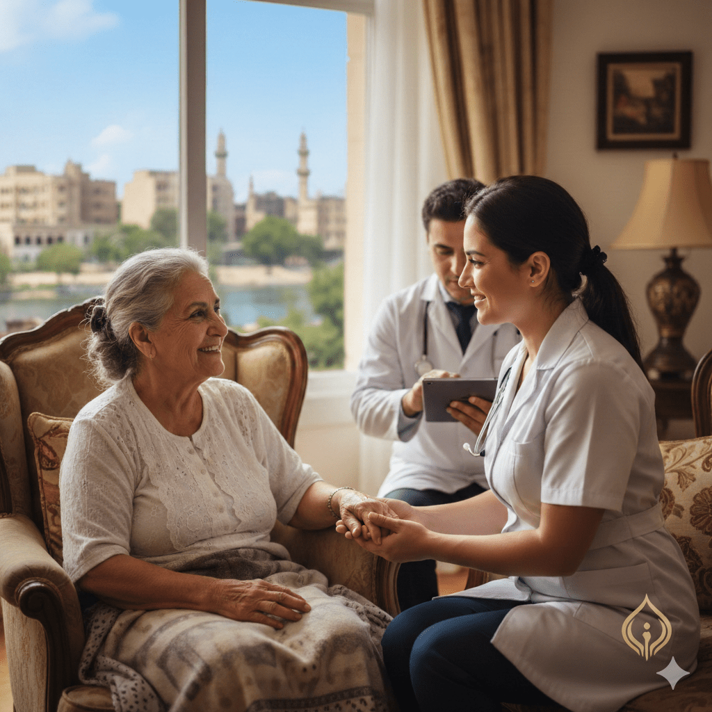 رعاية كبار السن بالمنصورة