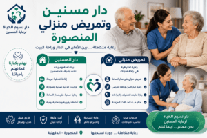 دار مسنين و تمريض منزلي المنصورة